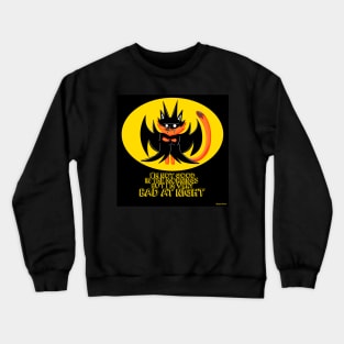 not good in the morning but bad at night cosplay fox Crewneck Sweatshirt